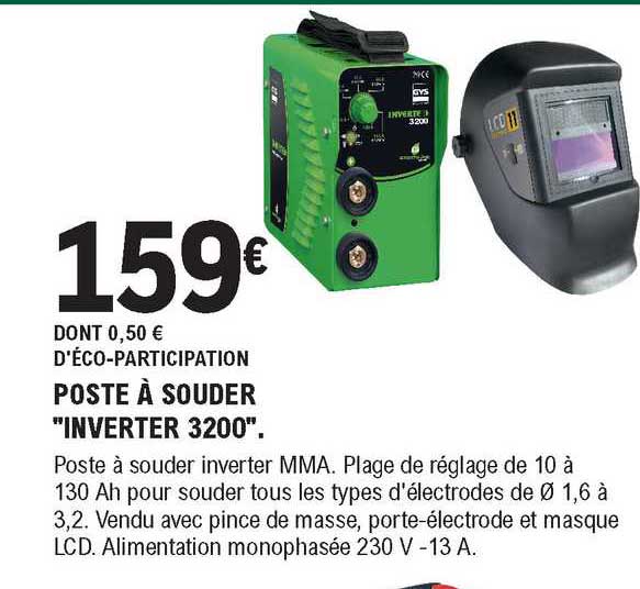poste à souder "inverter 3200"