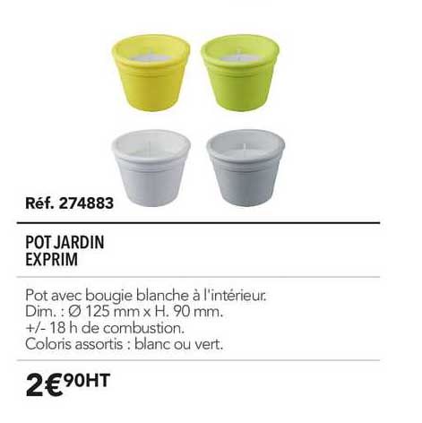 pot jardin exprim