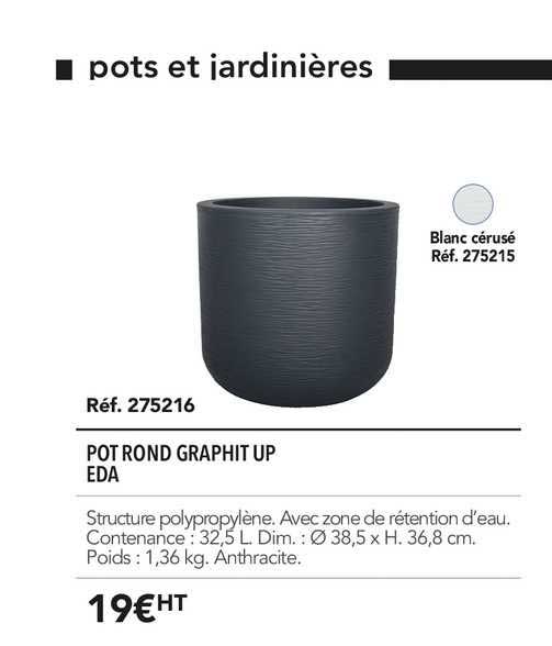 Pot Rond Graphit Up Eda