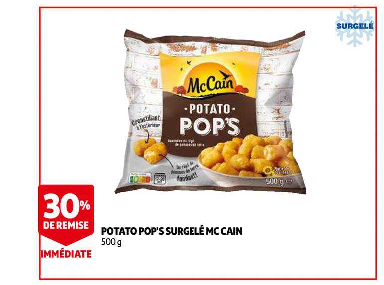 Potato Pop's Surgelé Mc Cain