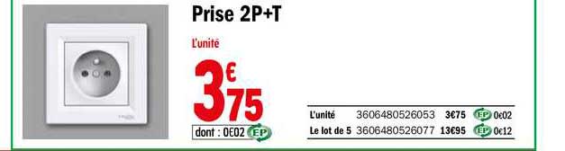 prise 2p+t