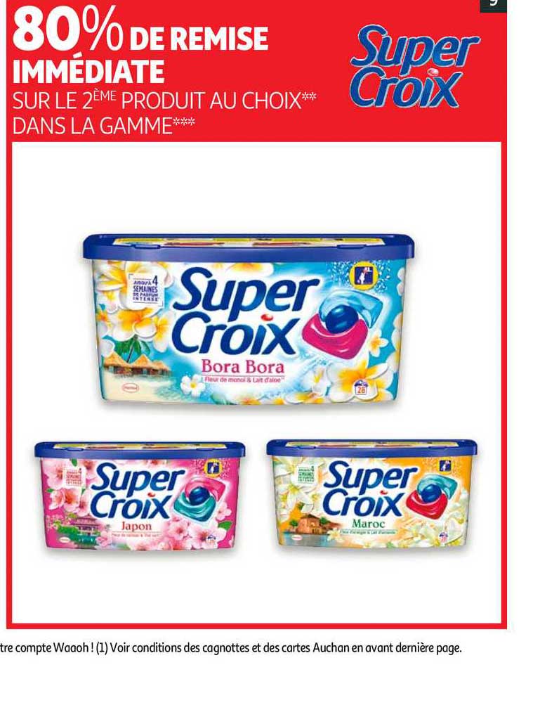 produits au choix dans la gamme super croix