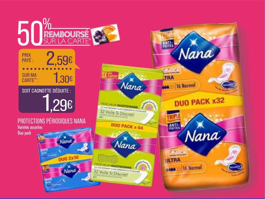 protections périodiques nana