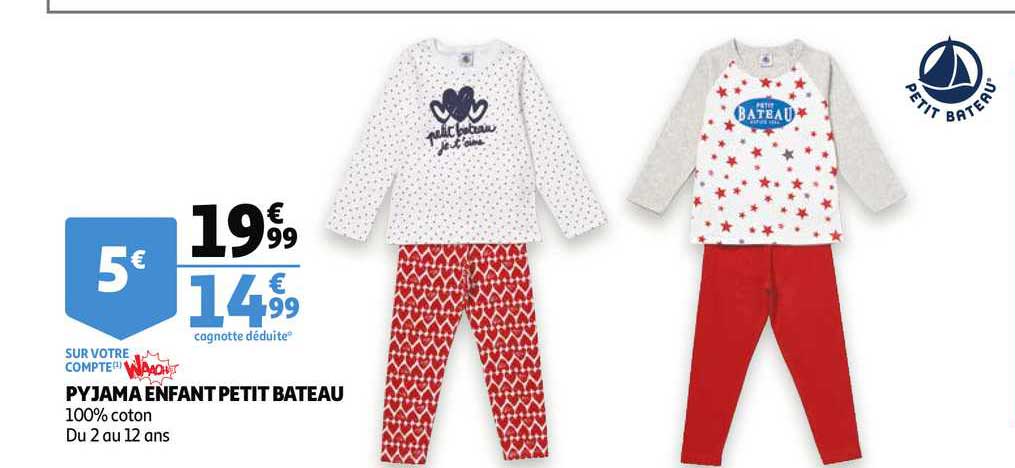 pyjama enfant petit bateau