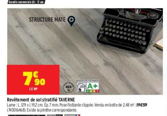 revêtement de sol stratifié taverne