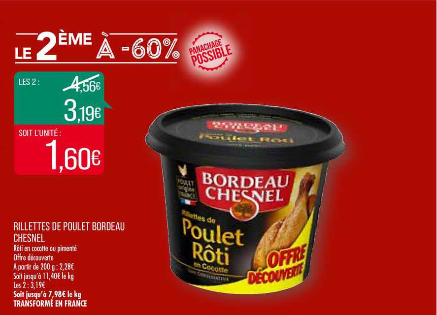 Rillettes De Poulet Bordeau Chesnel