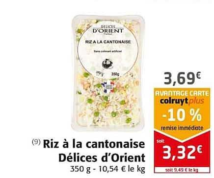 riz à la cantonaise délices d'orient