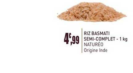 riz basmati semi complet