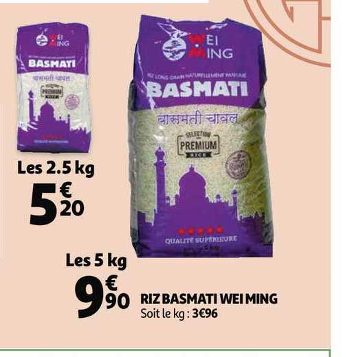 riz basmati wei ming