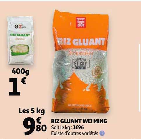 riz gluant wei ming
