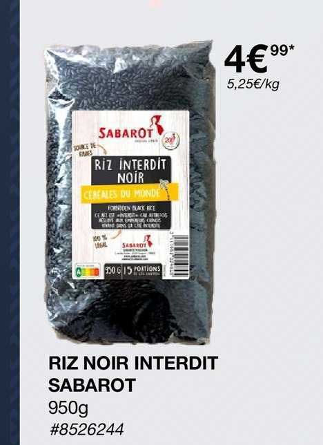 riz noir interdit sabarot