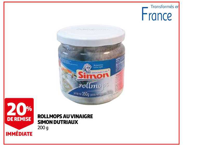 rollmops au vinaigre simon dutriaux