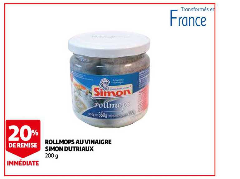 rollmops au vinaigre simon dutriaux