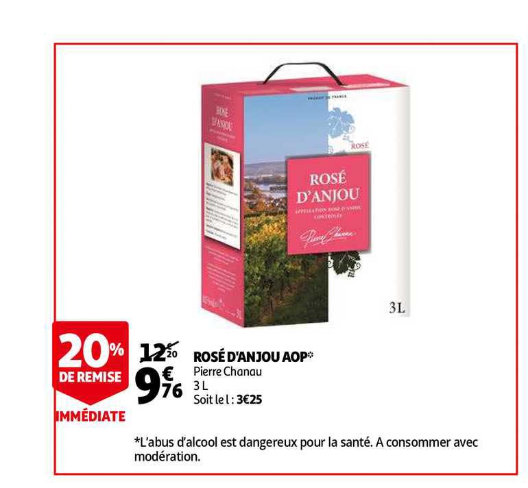 rosé d'anjou aop pierre chanau