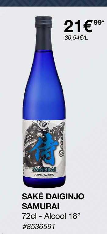 Saké Daiginjo Samurai