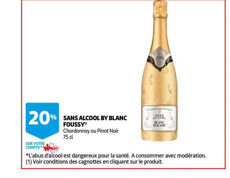 sans alcool by blanc foussy chardonnay ou pinot noir