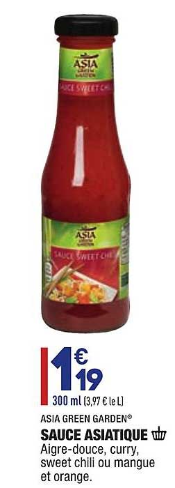 sauce asiatique asia green garden