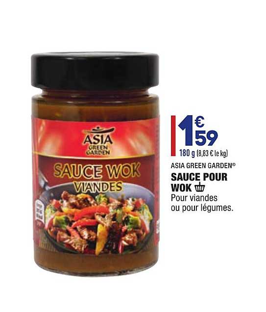 sauce pour wok asia green garden