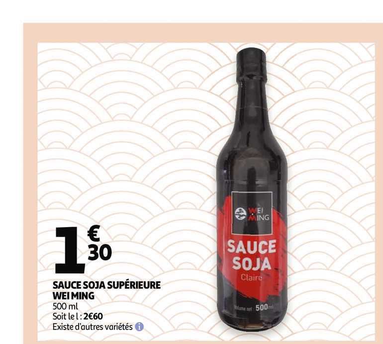 sauce soja supérieur wei ming