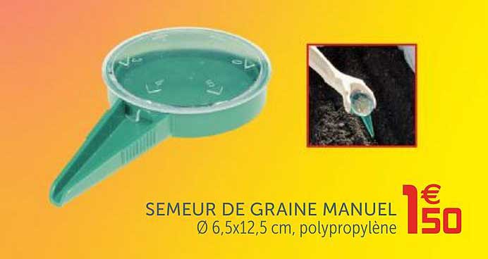 semeur de graine manuel