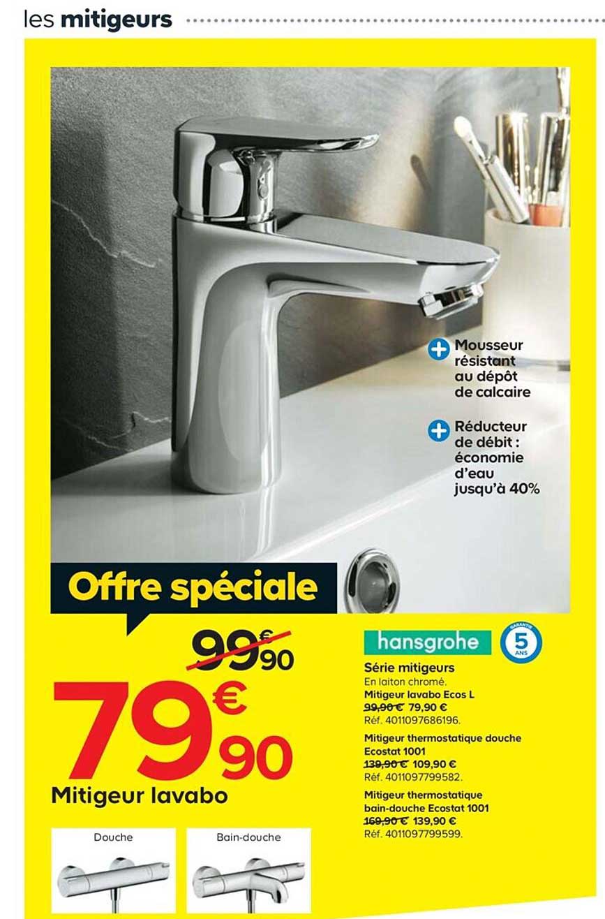 série mitigeurs hansgrohe