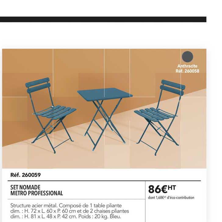 Set Nomade Metro Professional