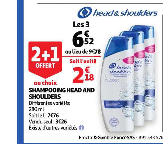 shampooing head and shoulders