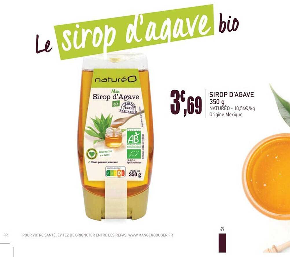 sirop d'agave