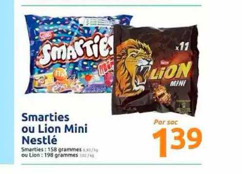 Smarties Ou Lion Mini Nestlé