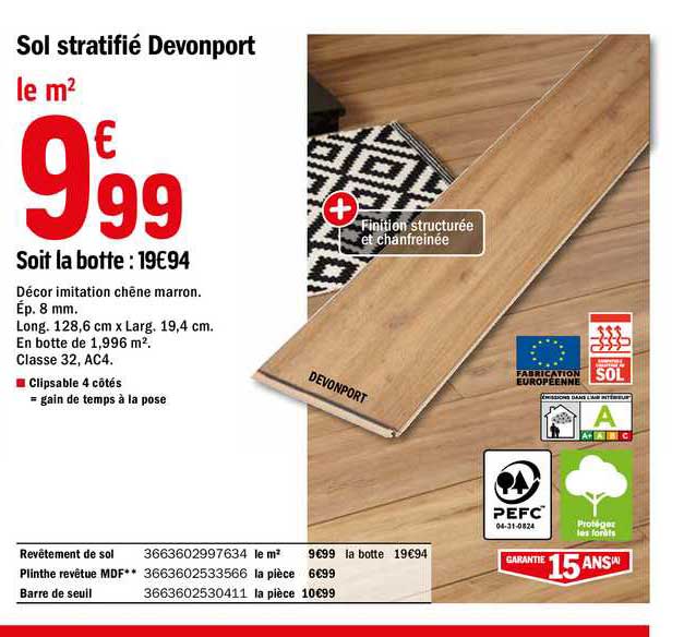 Sol Stratifié Devonport