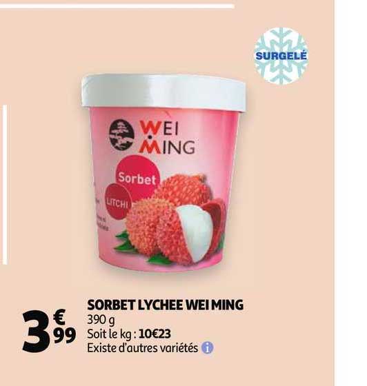 sorbet lychee wei ming