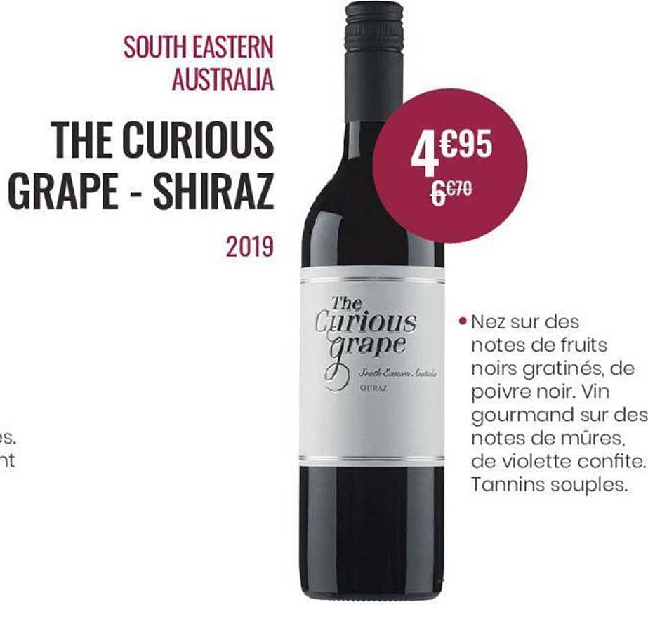 south eastern australia the curious grape - shiraz 2019