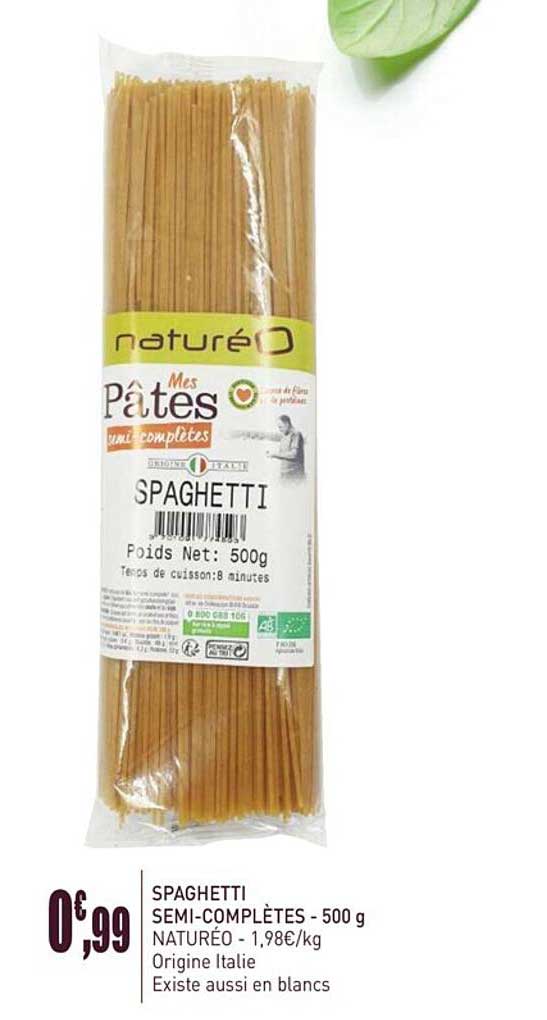 spaghetti semi complètes