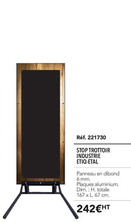 stop trottoir industrie etiq etal