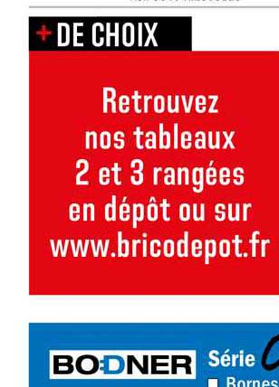 tableaux 2 et 3 rangées