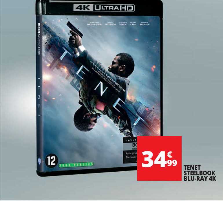 Tenet Steelbook Blu-ray 4k