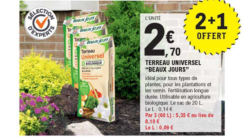 terreau universel "beaux jours"
