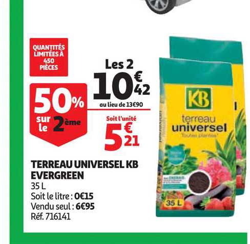 terreau universel kb evergreen