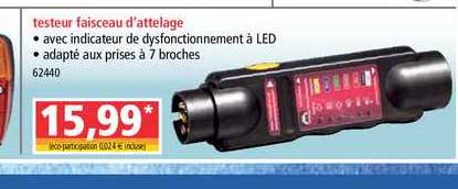 testeur faisceau d'attelage