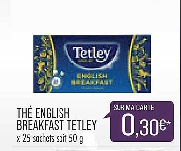 thé english breakfast tetley