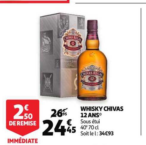 Whisky Chivas 12 Ans
