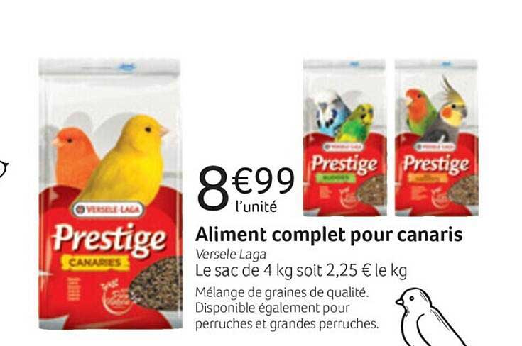 aliment complet pour canaris