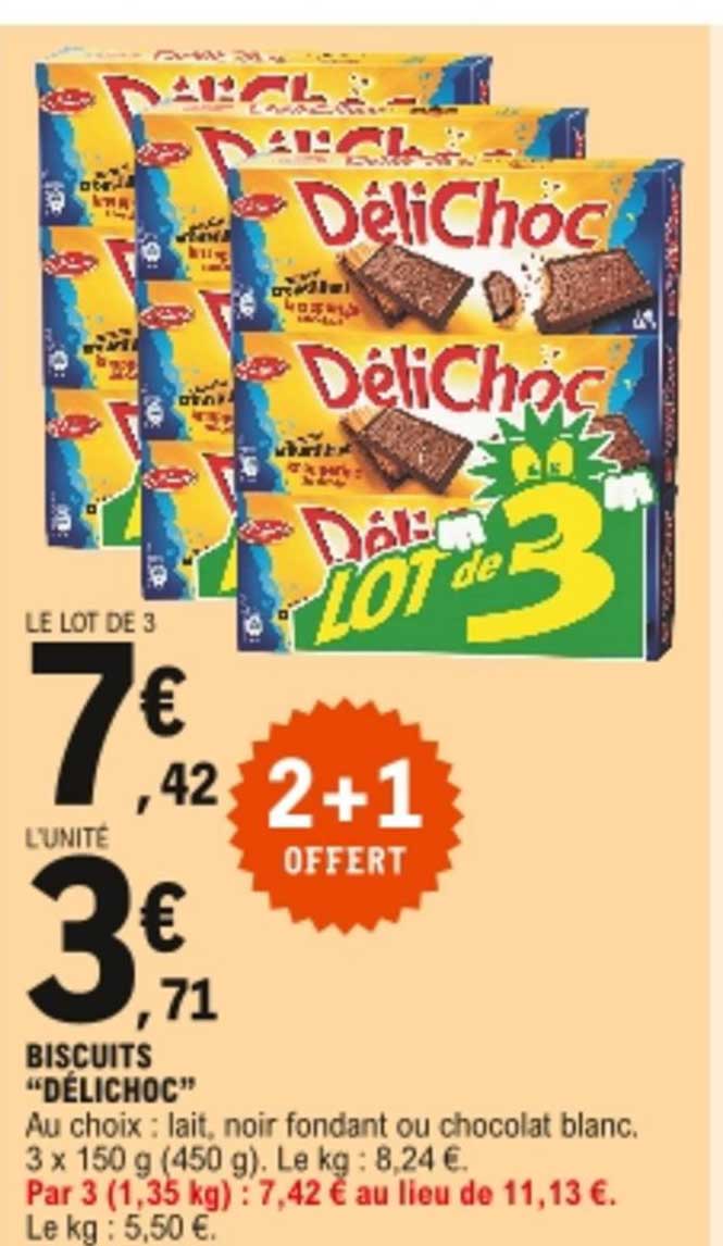 Biscuits "délichoc"