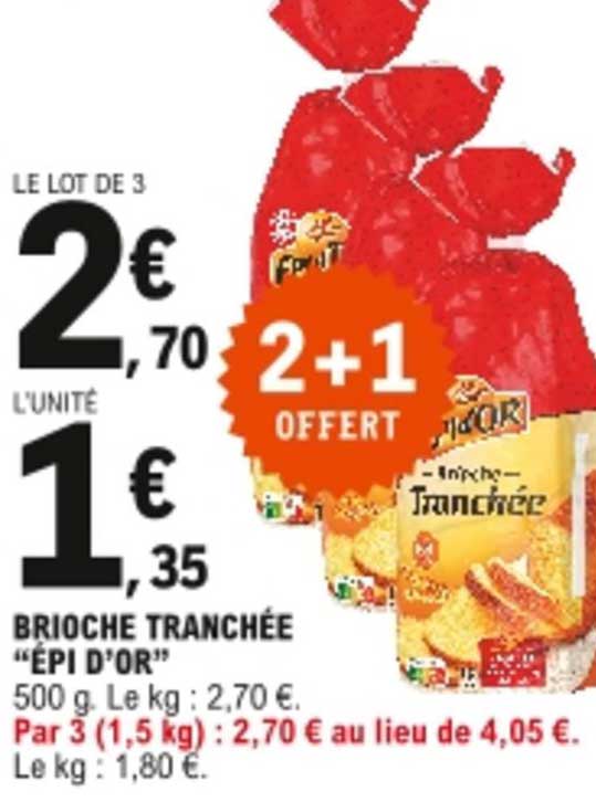 Brioche Tranchée "épi D'or"