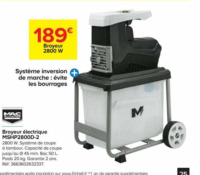 broyeur électrique mac allister