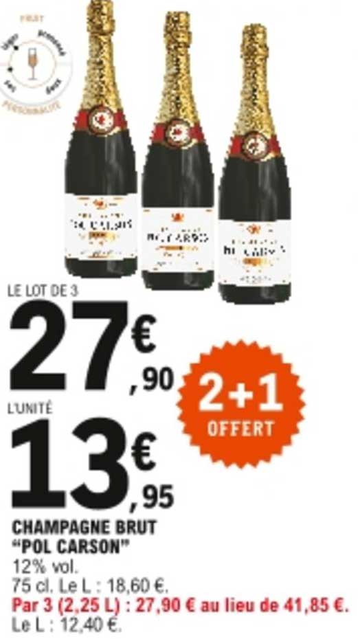 champagne brut "pol carson"