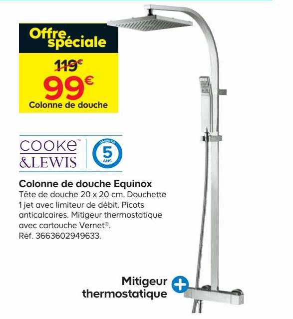 Colonne De Douche équinox Cooke & Lewis