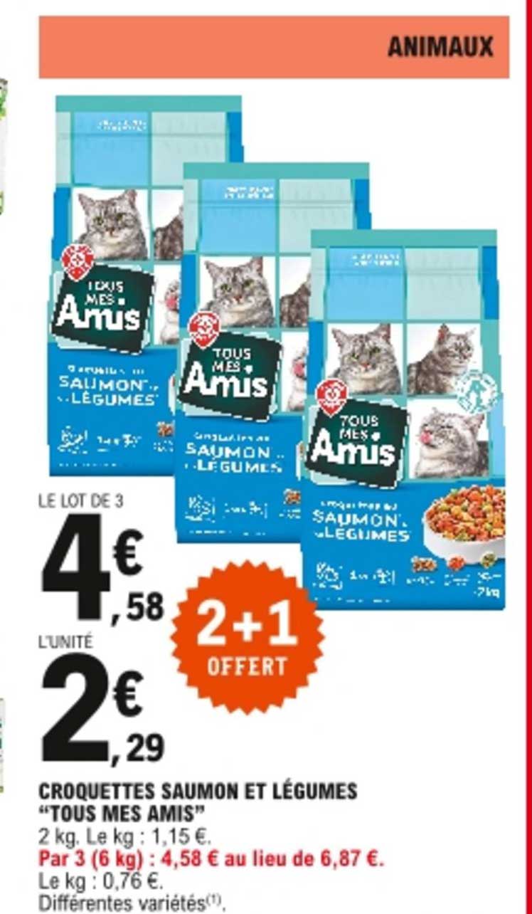 croquettes saumon et légumes "tous mes amis"