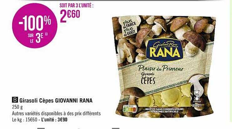 girasoli cèpes giovanni rana