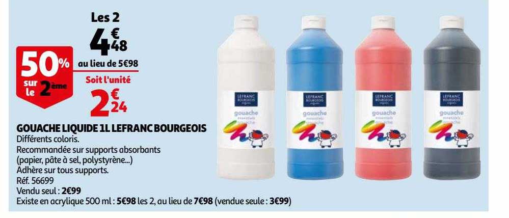 Gouache Liquide 1l Lefranc Bourgeois